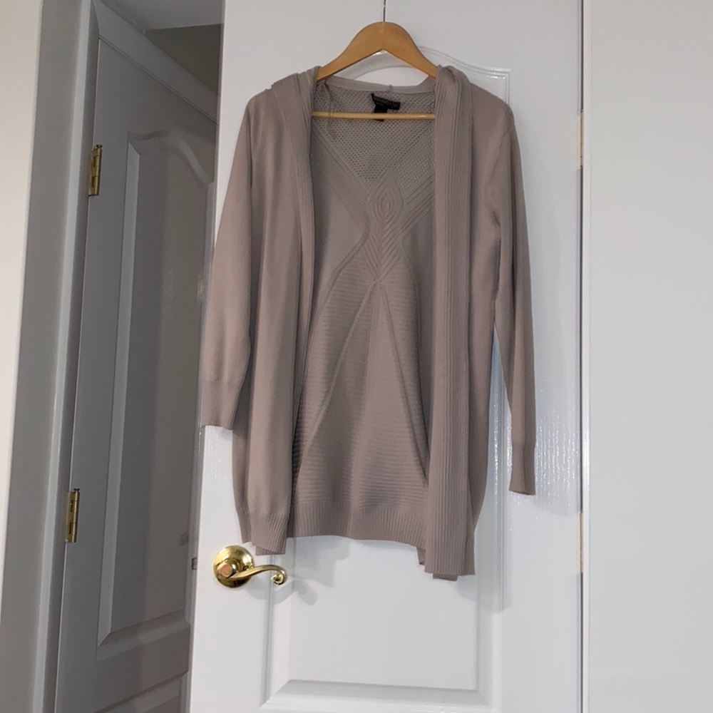 Tan cardigan